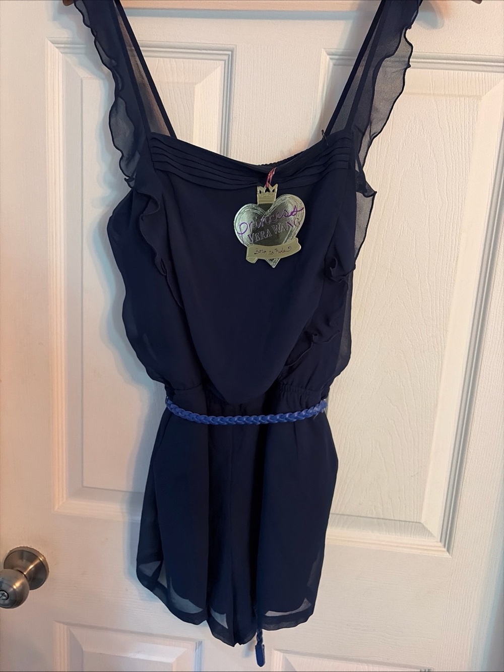 Princess Vera Wang Navy Blue Jumper- Size Medium